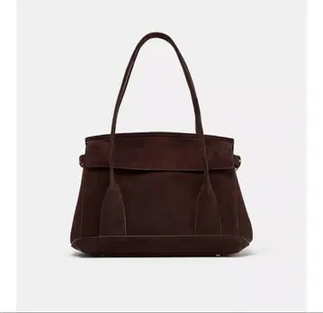 ZARA 스플릿 스웨이드 시티 백