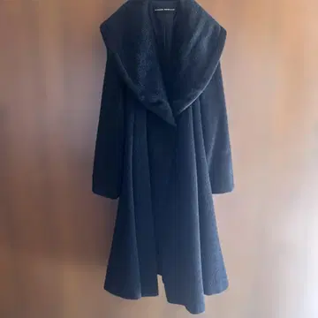 HIROKO KOSHINO 블랙 롱 코트