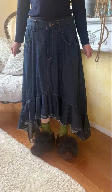 y's 데님 스커트