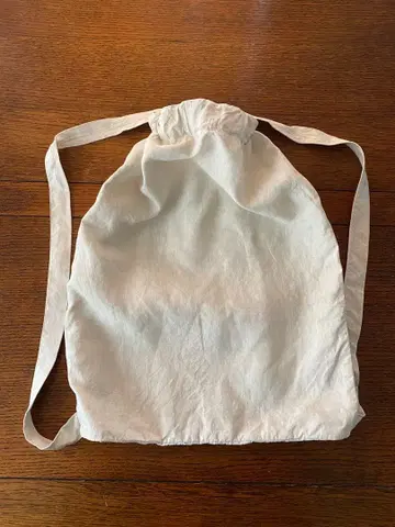 MITTAN 린넨 백팩 고밀도 화이트