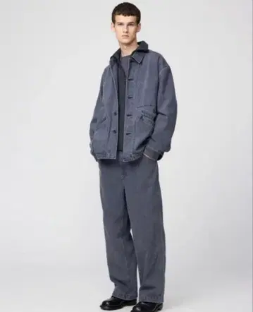 UNIQLO U 와이드 핏 컬러진 31 그레이 유니클로유