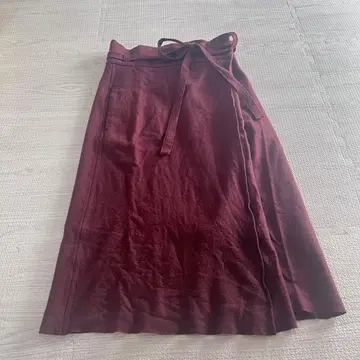 팔라스 팰리스 여성용 롱 플레어 스커트 버건디 34