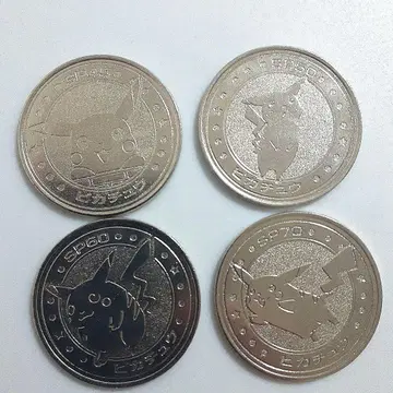 포켓몬 배틀 메달 피카츄 4장