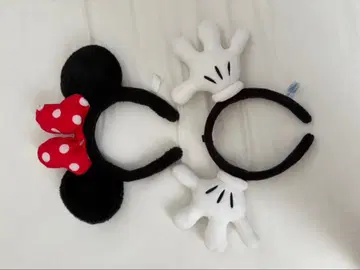 미니 마우스 미키마우스 헤어밴드 세트
