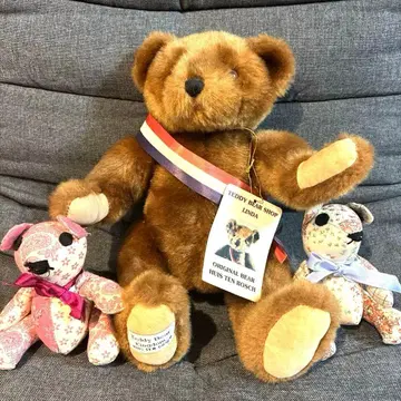 HUIS TEN BOSCH 오리지널 티디베어 중형 미니곰 2개 덤 포함