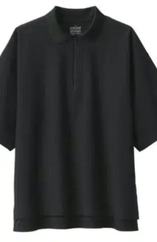 MUJI Labo UV컷 건조하기 쉬운 카노코 집업 피케 셔츠 L 새상품