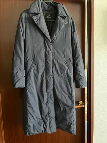 23구 롱 다운 코트 네이비