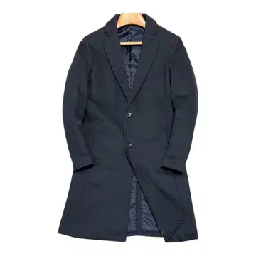 정장 셀렉트 SKINNY 울 블렌드 니트 체스터 코트 S 네이비