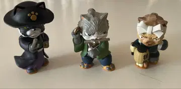 캡슐 토이 고양이 시대극 조형 컬렉션 제2막 3체 세트