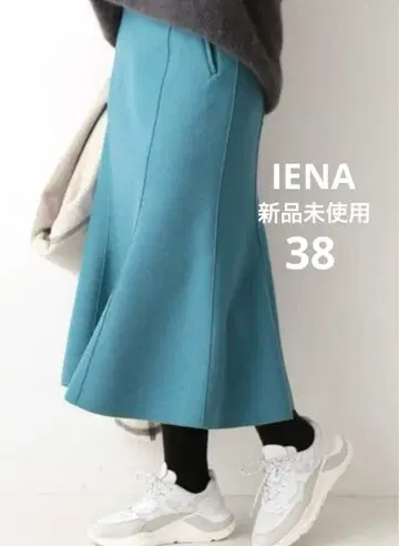 미사용 새상품 IENA 울 플레어 스커트 38