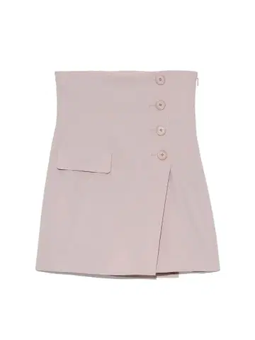 snidel 하이웨스트 큐롯 숏팬츠 PBEG