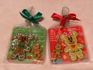 [레어] 도쿄 디즈니 리조트 크리스마스 마그넷 & 스트랩