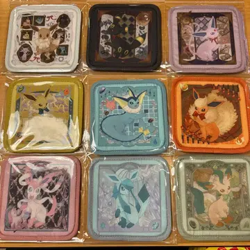Eevee Collection 이브이 컬렉션 코스터 전 9종 세트