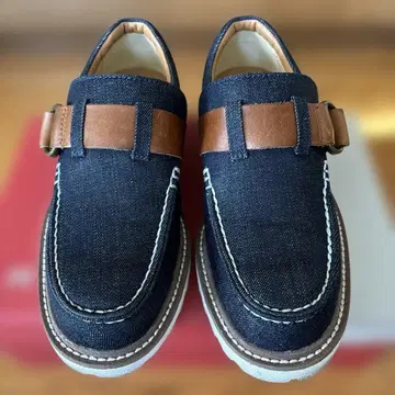 [ 컨디션 최상 ] REGAL 데님 스트랩 로퍼