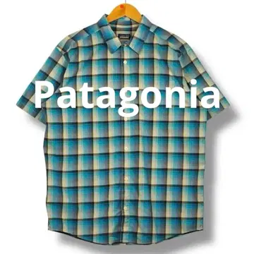 Patagonia 파타고니아 페즈먼 셔츠 체크 파랑 옴브레