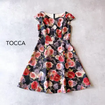 TOCCA 토카 플라워 원피스 꽃무늬 드레스 플레어 결혼식 파티
