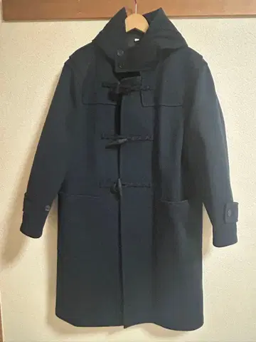 유니클로U 블록테크 더플 코트 네이비 S