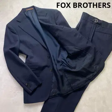최고급 원단 새상품급 FOX BROTHER 수트 셋업 울 근년 L