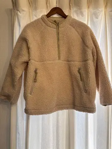 BEAMS BOY 보아 플리스 하프 지퍼 풀오버