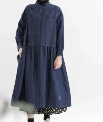 새상품급 nop de nod 프론트 포켓 워크 원피스