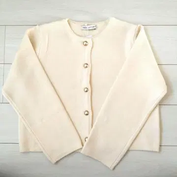 나노 유니버스 미라노 리브 니트 자켓 아이보리 택 포함 새상품