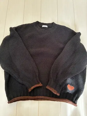 ONCILY 다크 그레이 니트 스웨터