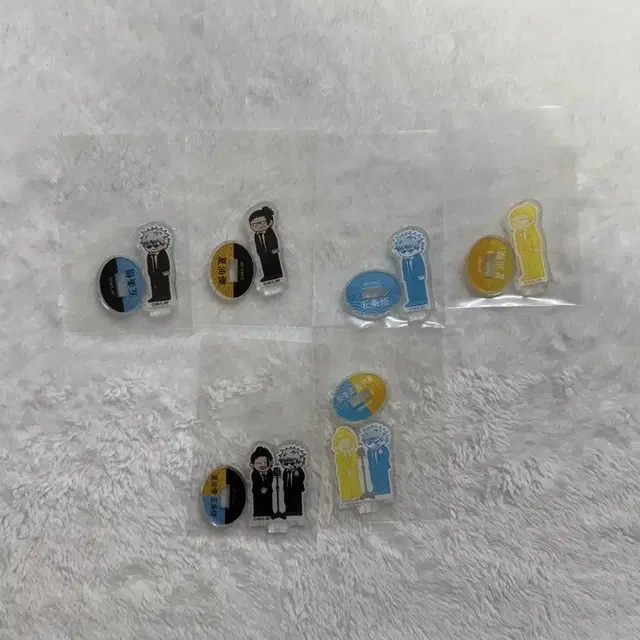 주술회전 고죠 게토 플라자 로프트 지로리 하라혼 수트 미니 아크릴스탠드