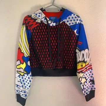 아디다스 오리지널스 adidas RitaOra 크롭 후드티