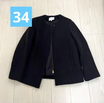 BEAUTY&YOUTH 2WAY 울 코트 블랙 34