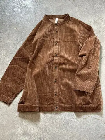 prit 코듀로이 긴팔 셔츠 브라운 미사용 새상품