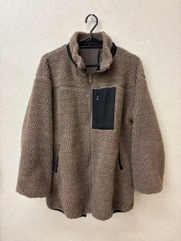 riche glamour 플리스 자켓 브라운 캐주얼