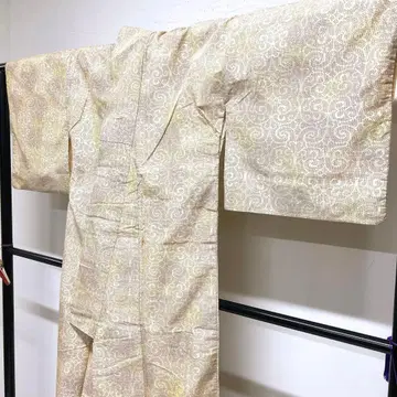 코몬  블렌딩 염색 추상 무늬 당초 무늬 기모노 112tz