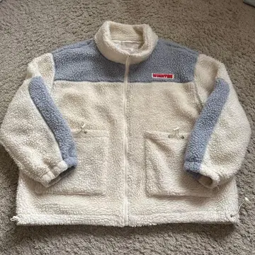 보아 자켓 화이트 L 빅 사이즈 여성용 아우터 방한 겉옷