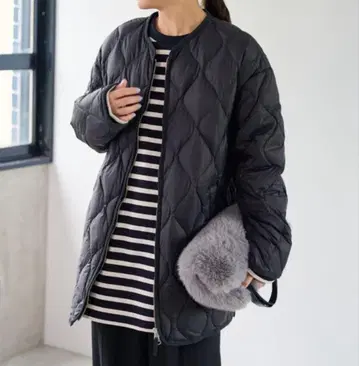 TAION 블랙 다운 자켓 프리 사이즈