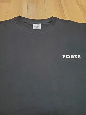 새상품급 FORTE 포르테 로고 티셔츠