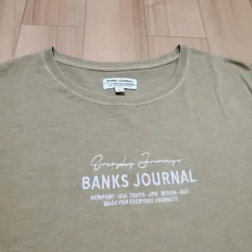 새상품급 반스 자수 로고 T셔츠