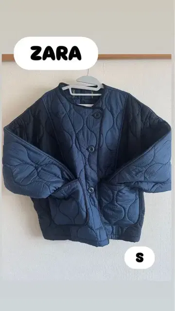 ZARA 퀼팅 자켓 S 사이즈