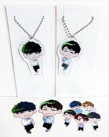 QuizKnock 로손 아크릴 키링 동문 동언 동형제