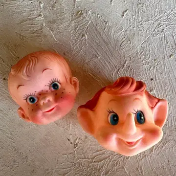 빈티지 데드스탁 러버 인형 페이스 부품 아기와 남아의 얼굴 부품 B