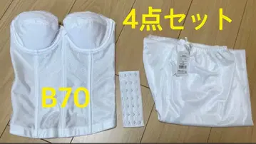 브라이덜 이너 패드 B70 확장 후크 속바지 세트 화이트