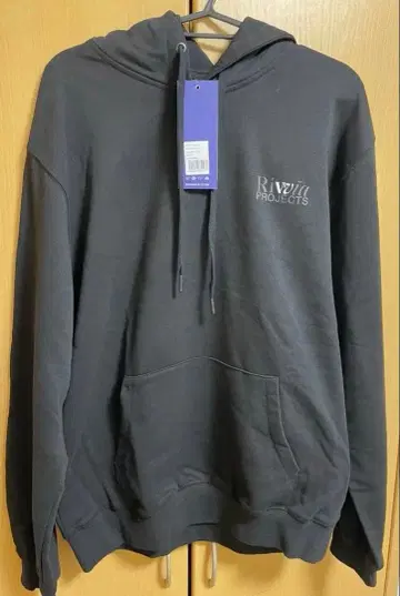 [ 미사용 새상품 ] Rivvia PROJECTS 후드티 L 블랙
