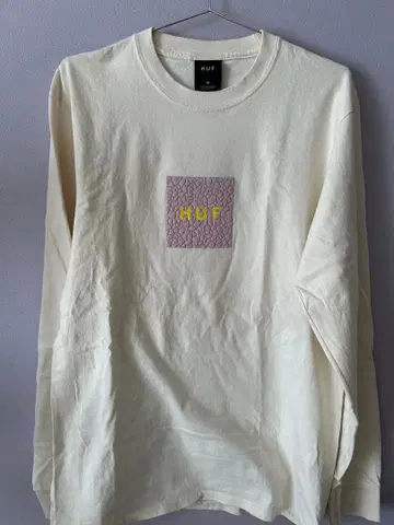 HUF 긴팔 티셔츠 아이보리 M