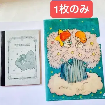 키키라라 서점 한정판 굿즈 키키&라라의 서점 노트 클리어 파일 1장