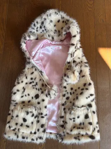 CHUX X X 후드 부착 퍼 베스트