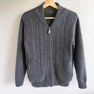 KANSAI YAMAMOTO 니트 가디건 풀 집업 [ M ] 그레이