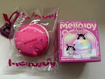Mellojoy 스퀴즈 마카롱 레인보우 캔디 핑크