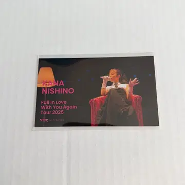니시노 카나 Fall In Love Tour 2025 구매 혜택 스티커