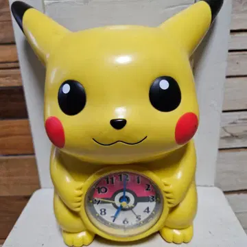 포켓몬스터 피카츄 알람 시계 당시 물건 레트로 피규어