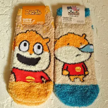 니시무라 유우지 스튜디오 UG 복슬복슬 양말 2족 세트 아기쥐