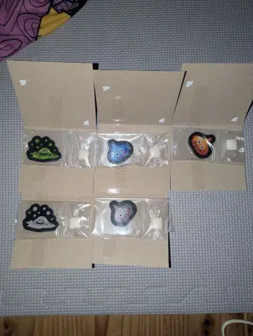 드래곤 퀘스트 캐릭터 마그네츠 5종 슬라임, 메탈, 하구레, 베스, 버블